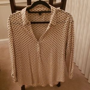 Ann Taylor Flower Shirt